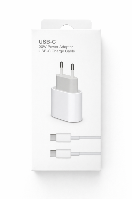 Snabbladdare USB-C - USB-C (20W)